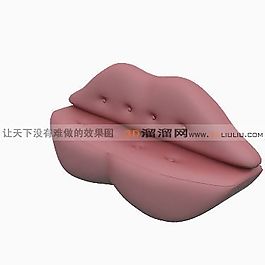 3D雙人沙發(fā)模型
