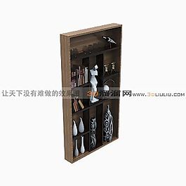3D陈设柜模型