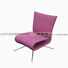 3D休閑椅模型