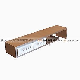 3D電視柜模型