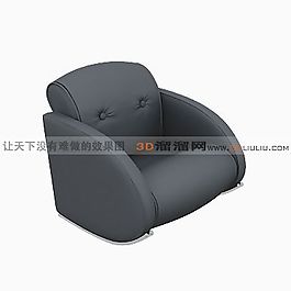 3D單人沙發(fā)模型