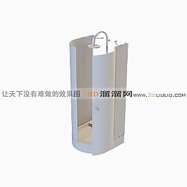 3D淋浴房模型