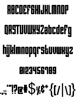 原子的字體