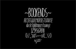 bookendswithaccents字體