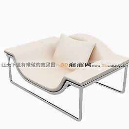 3D單人沙發(fā)模型