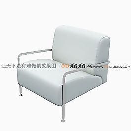3D單人沙發(fā)模型