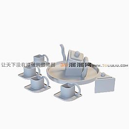 3D器皿模型