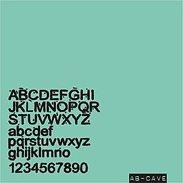 AB洞字體