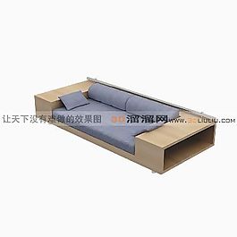 3D雙人沙發(fā)模型