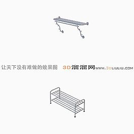 3D衛(wèi)浴掛件模型