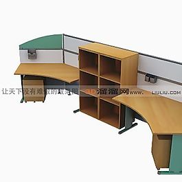 3D辦公桌模型