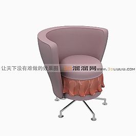 3D單人沙發(fā)模型