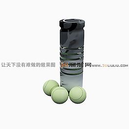 3D網(wǎng)球模型