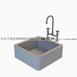 3D洗手盆模型