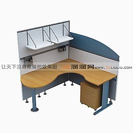 3D辦公桌模型