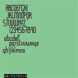 公司fatchic字体