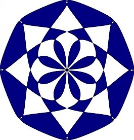 圓形的明星剪貼畫