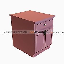 3D文件柜模型