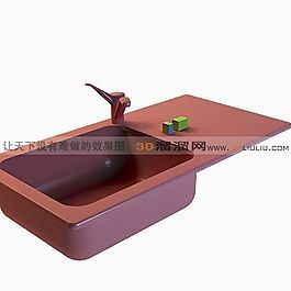 3D洗手盆模型