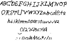 染了字體