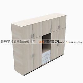 3D衣柜模型