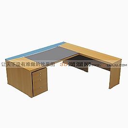 3D辦公桌模型