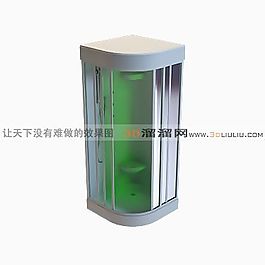 3D淋浴房模型