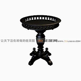 3D圆桌模型