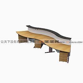 3D辦公桌模型