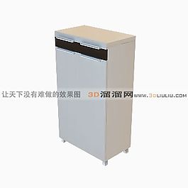 3D文件柜模型