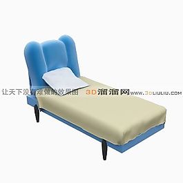 3D兒童床模型