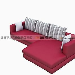 3D多人沙發(fā)模型