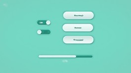 薄荷的UI工具包PSD