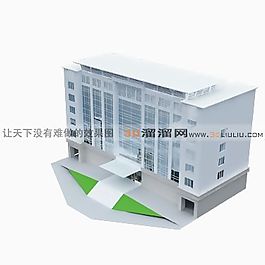 3D辦公樓模型