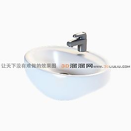 3D洗手盆模型