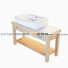 3D洗手臺(tái)模型