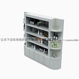 3D酒柜模型