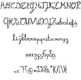 燃烧的字体