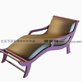 3D沙發(fā)躺椅模型
