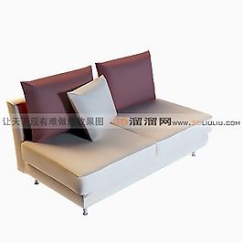 3D雙人沙發(fā)模型