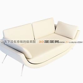 3D雙人沙發(fā)模型