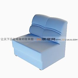 3D雙人沙發(fā)模型