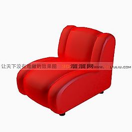 3D單人沙發(fā)模型