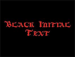 blackinitialtext字體