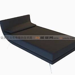 3D沙發(fā)床模型