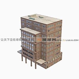 3D辦公樓模型
