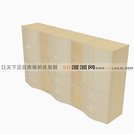 3D柜模型