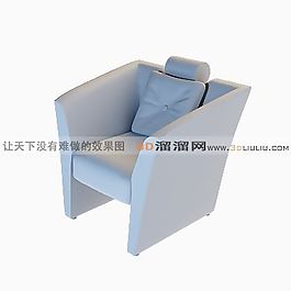 3D單人沙發(fā)模型
