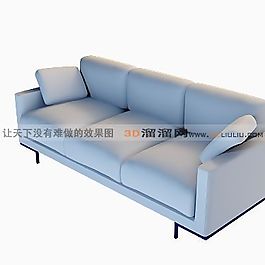 3D三人沙發(fā)模型