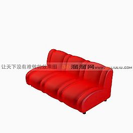 3D三人沙發(fā)模型